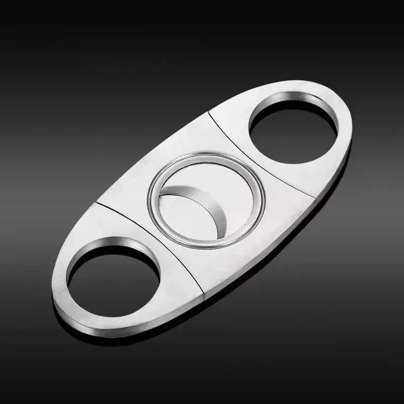 Luxury Pure Copper & Stainless Steel Cigar Shears - Precision Round Folding Cutter