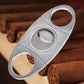 Luxury Pure Copper & Stainless Steel Cigar Shears - Precision Round Folding Cutter