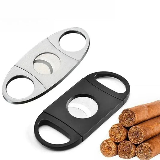 Luxury round cigar shears made of pure copper and stainless steel