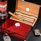 Cedarwood Cigar Humidor Box | Cuban Portable Cigar Case 4-PCS